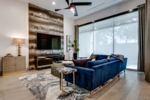asymmetrical living room interior design