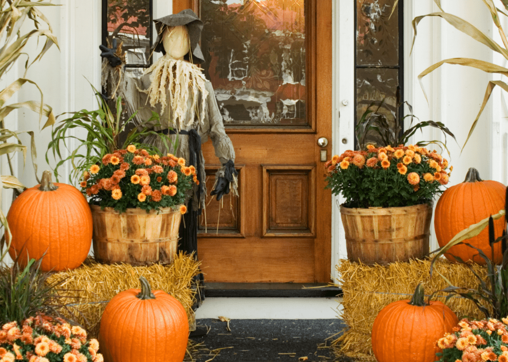 decorating for fall and halloween