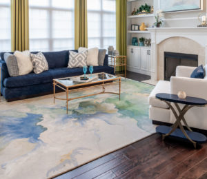 A new area rug is a great way to switch up the feel of a room.